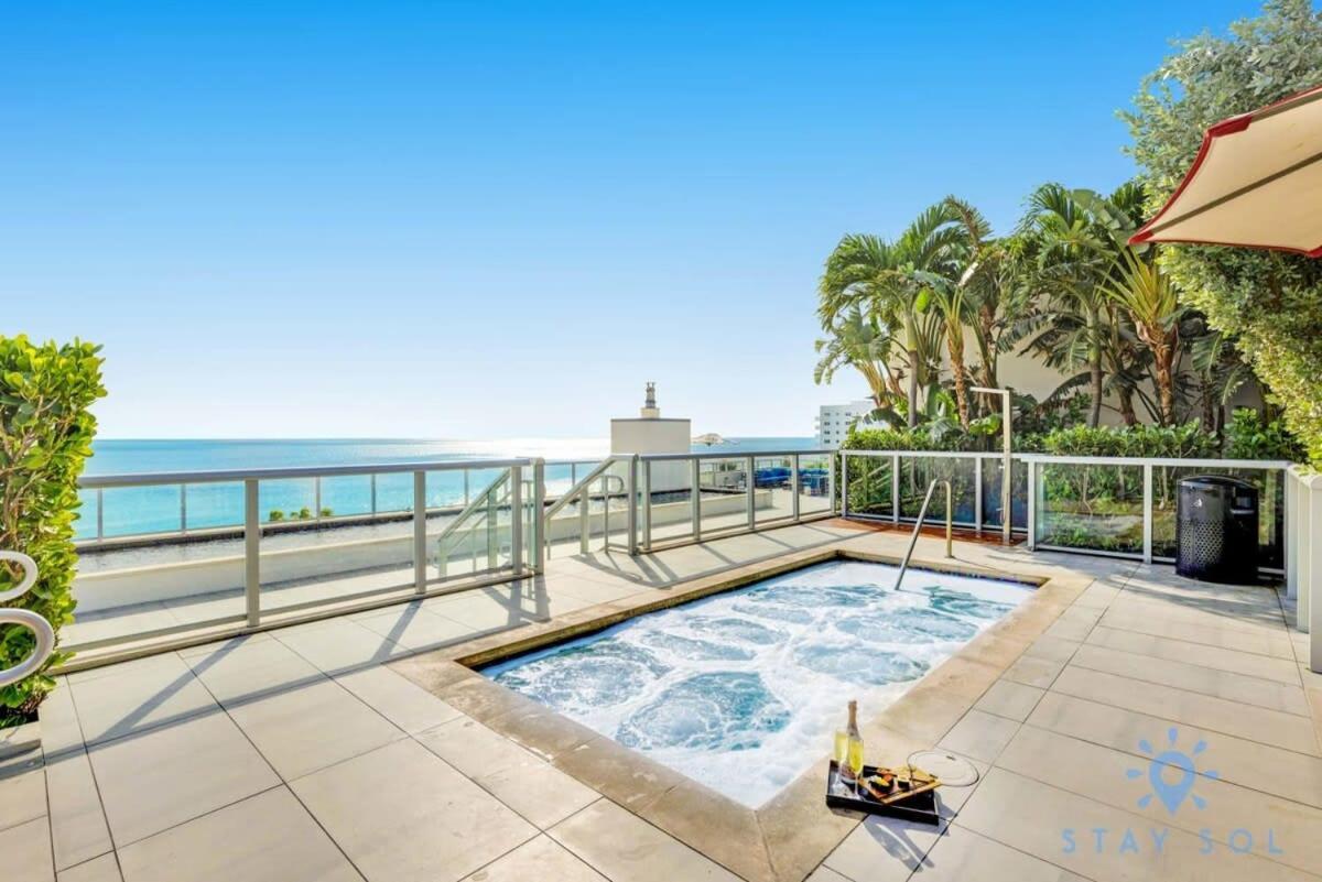Tropical Oasis - Rooftop Pool- Near Beach - Gym Голливуд Экстерьер фото