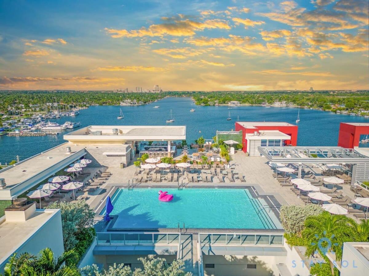 Tropical Oasis - Rooftop Pool- Near Beach - Gym Голливуд Экстерьер фото