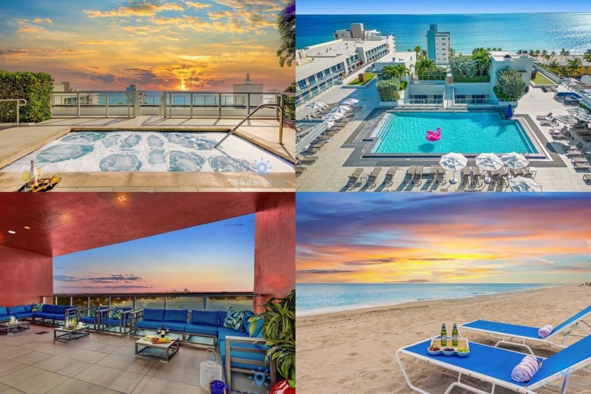 Tropical Oasis - Rooftop Pool- Near Beach - Gym Голливуд Экстерьер фото