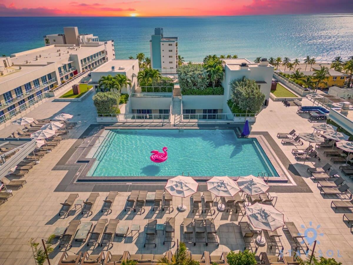 Tropical Oasis - Rooftop Pool- Near Beach - Gym Голливуд Экстерьер фото